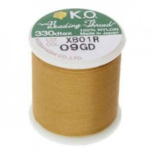 KO Beading thread Gold 9